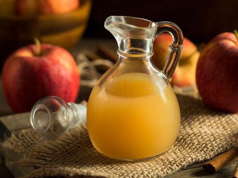 Apple cider vinegar against varicose veins